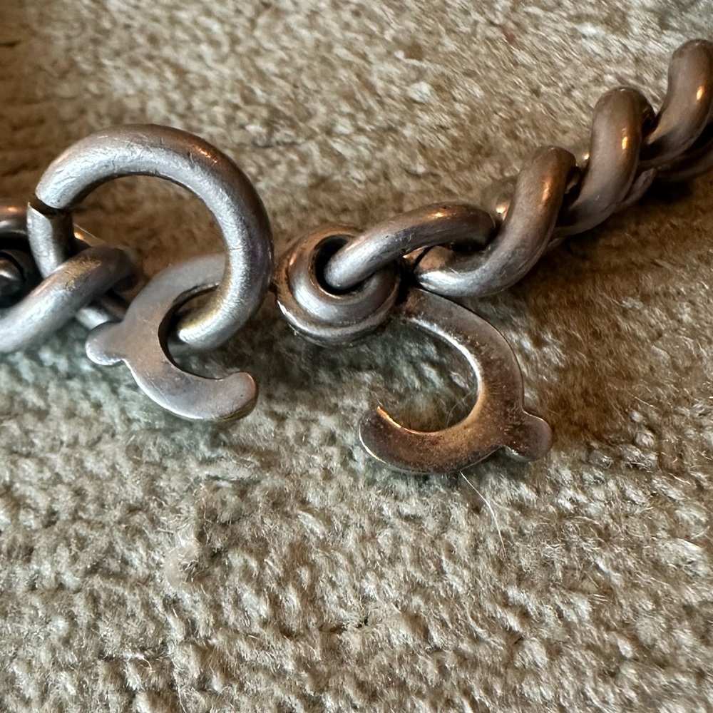 Coro Vintage 1940s “Marion” ID bracelet silver tone. - Picture 7 of 9